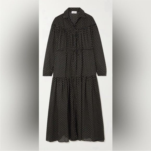 MATTEAU Tiered Drawcord Maxi Dress Size 2/US4 - Picture 1 of 15